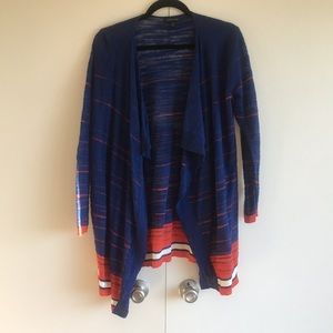 Tommy Hilfiger Blue & Red Cardigan
